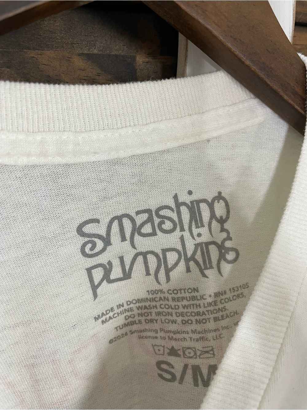 Smashing Pumpkins Siamese Dream 1994 Tour Graphic Tee Off White S/M - Picture 6 of 6